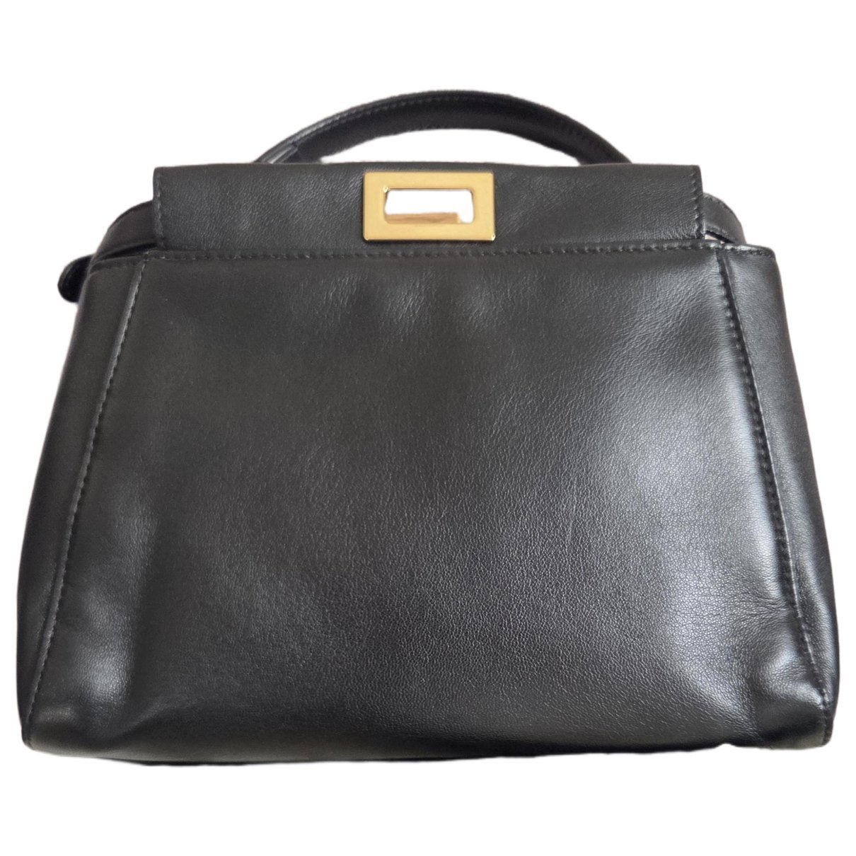 Peekaboo leather handbag