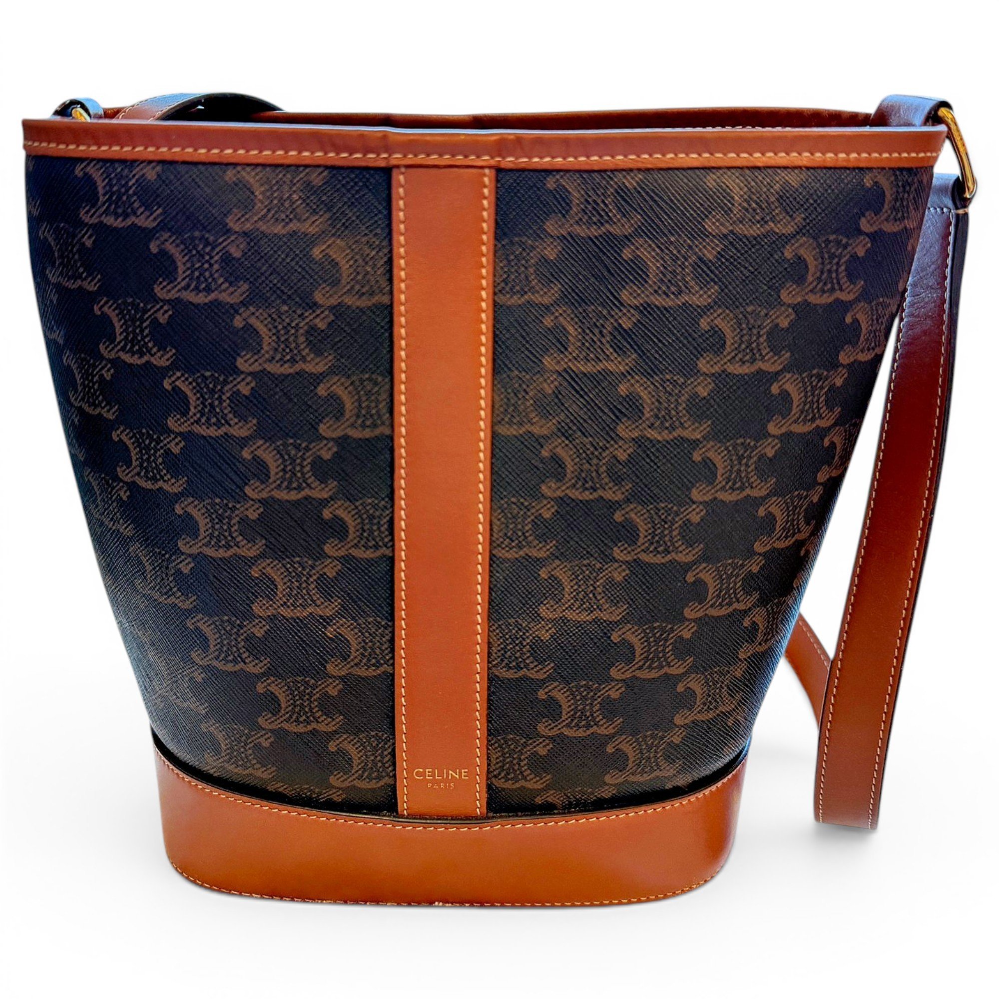 SAC SEAU leather handbag