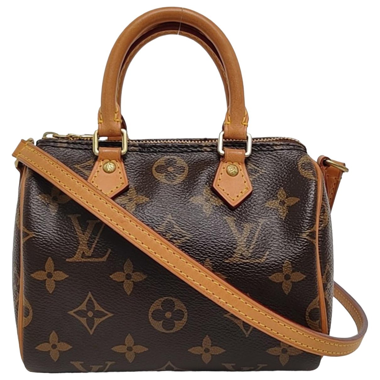 Nano Speedy / Mini HL leather handbag