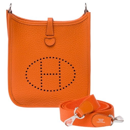 Mini Evelyne leather crossbody bag
