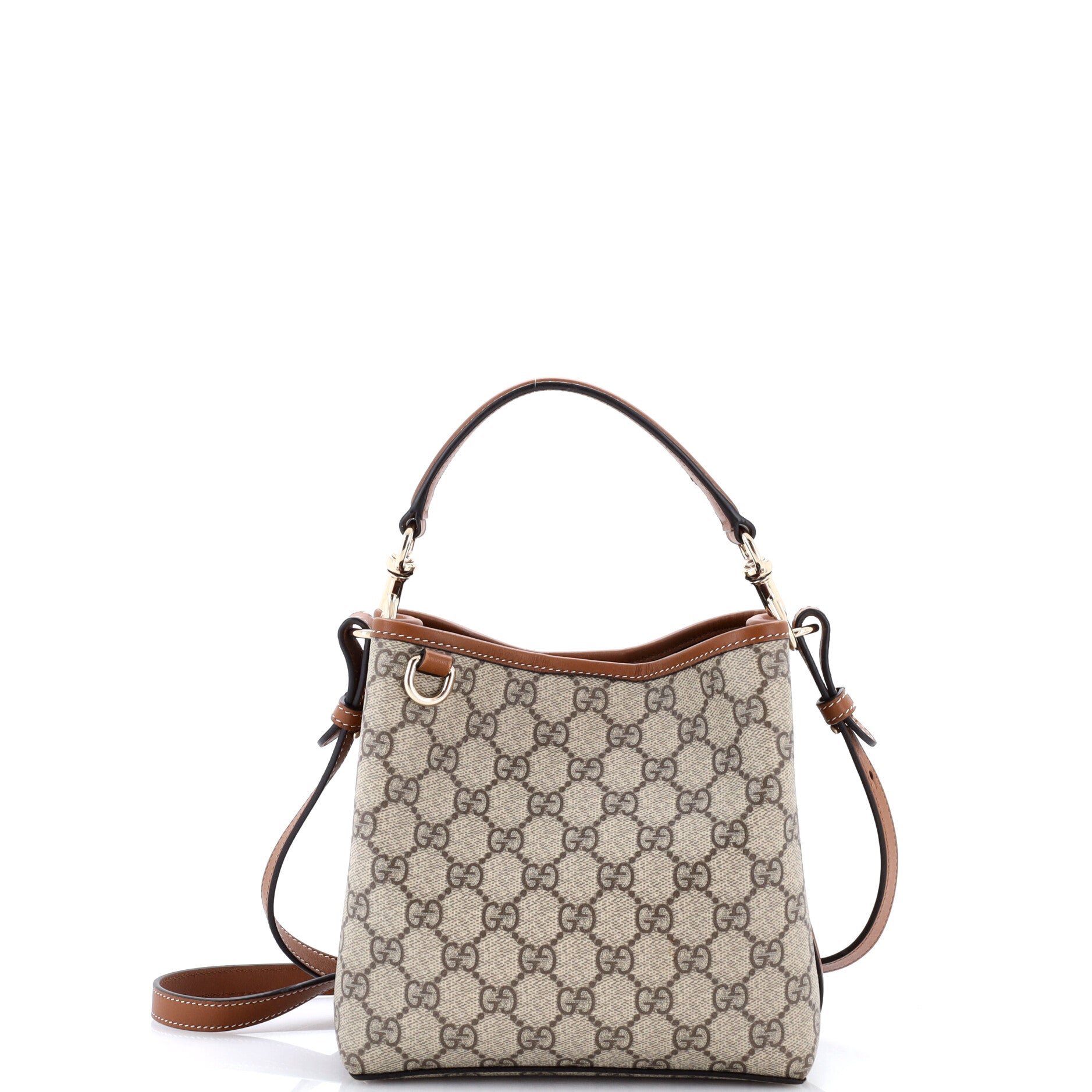 GG Emblem Bucket Bag GG Coated Canvas Small