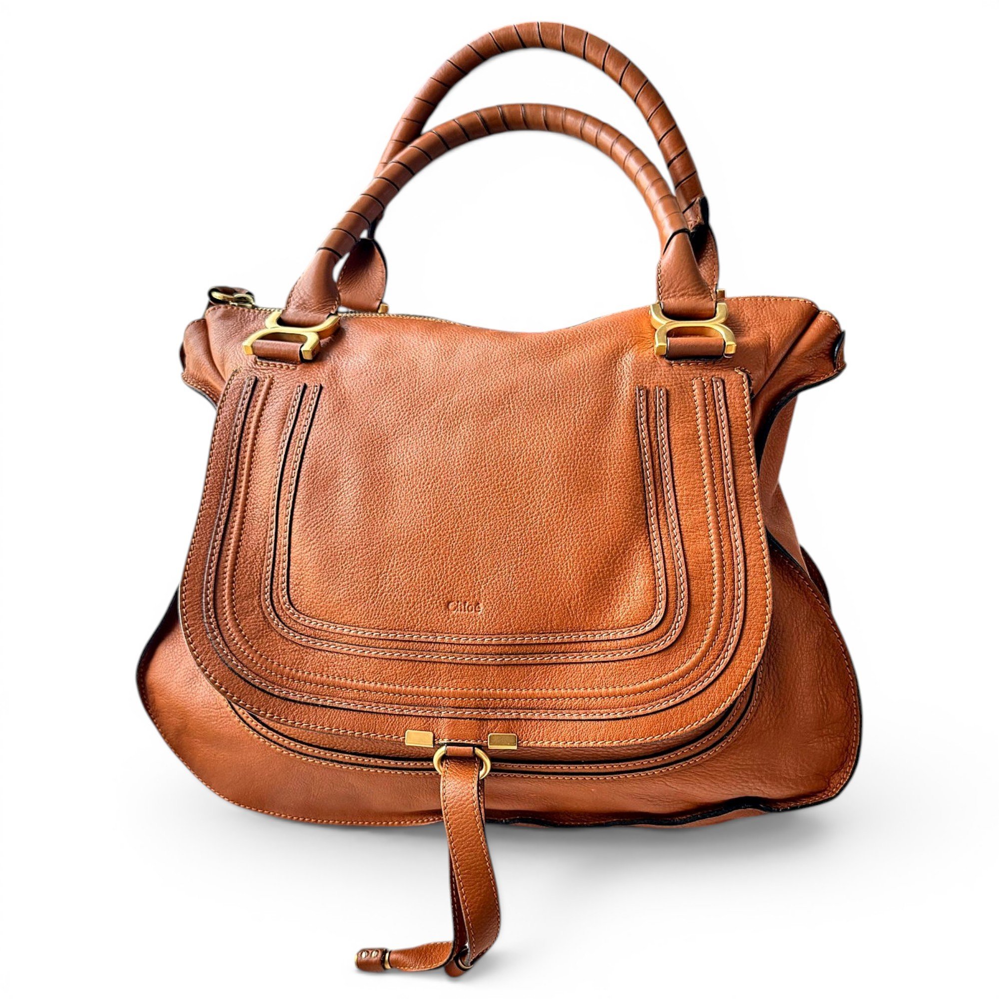Marcie leather handbag