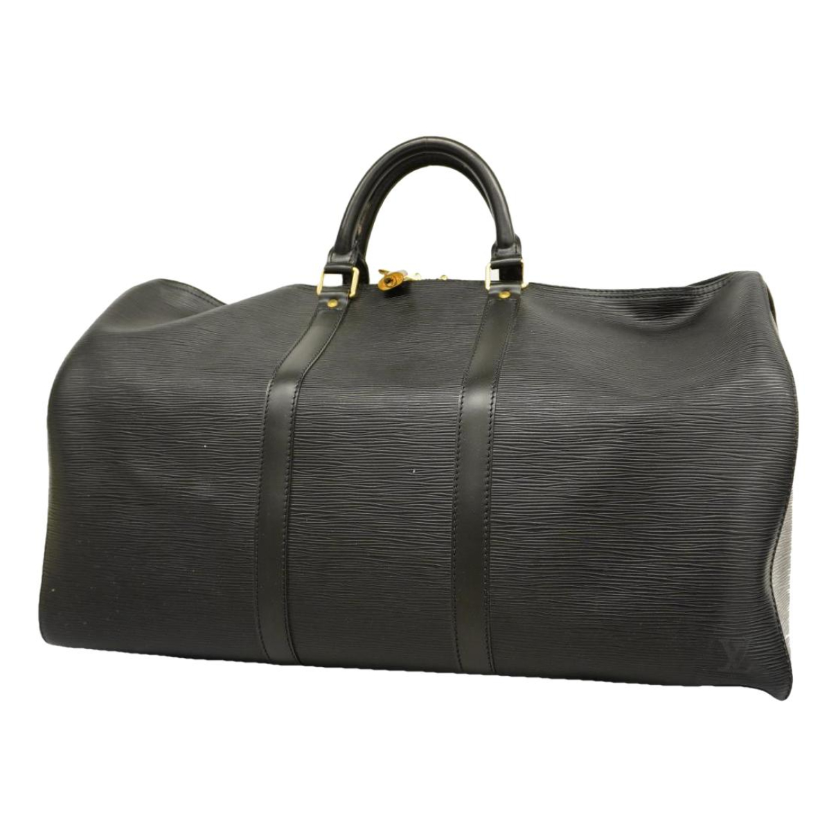 Keepall leather travel bag