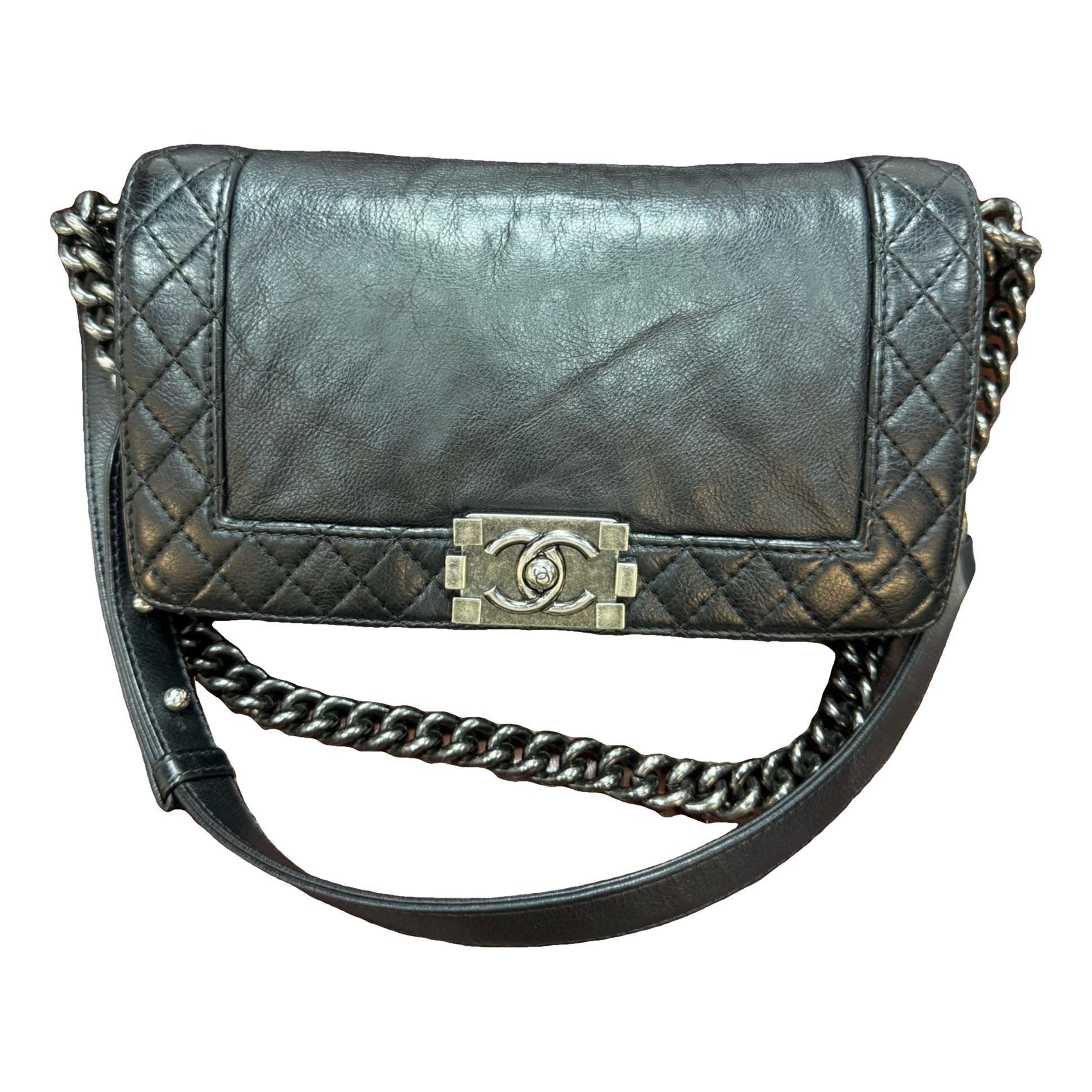 Boy leather crossbody bag