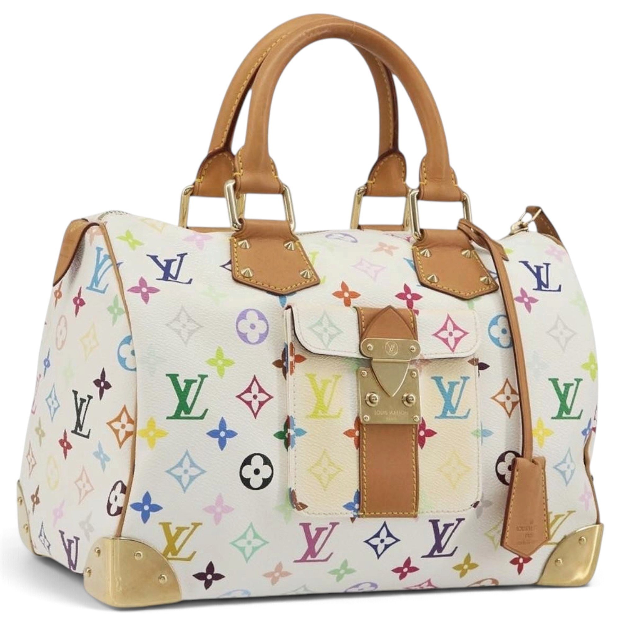 Speedy leather bowling bag