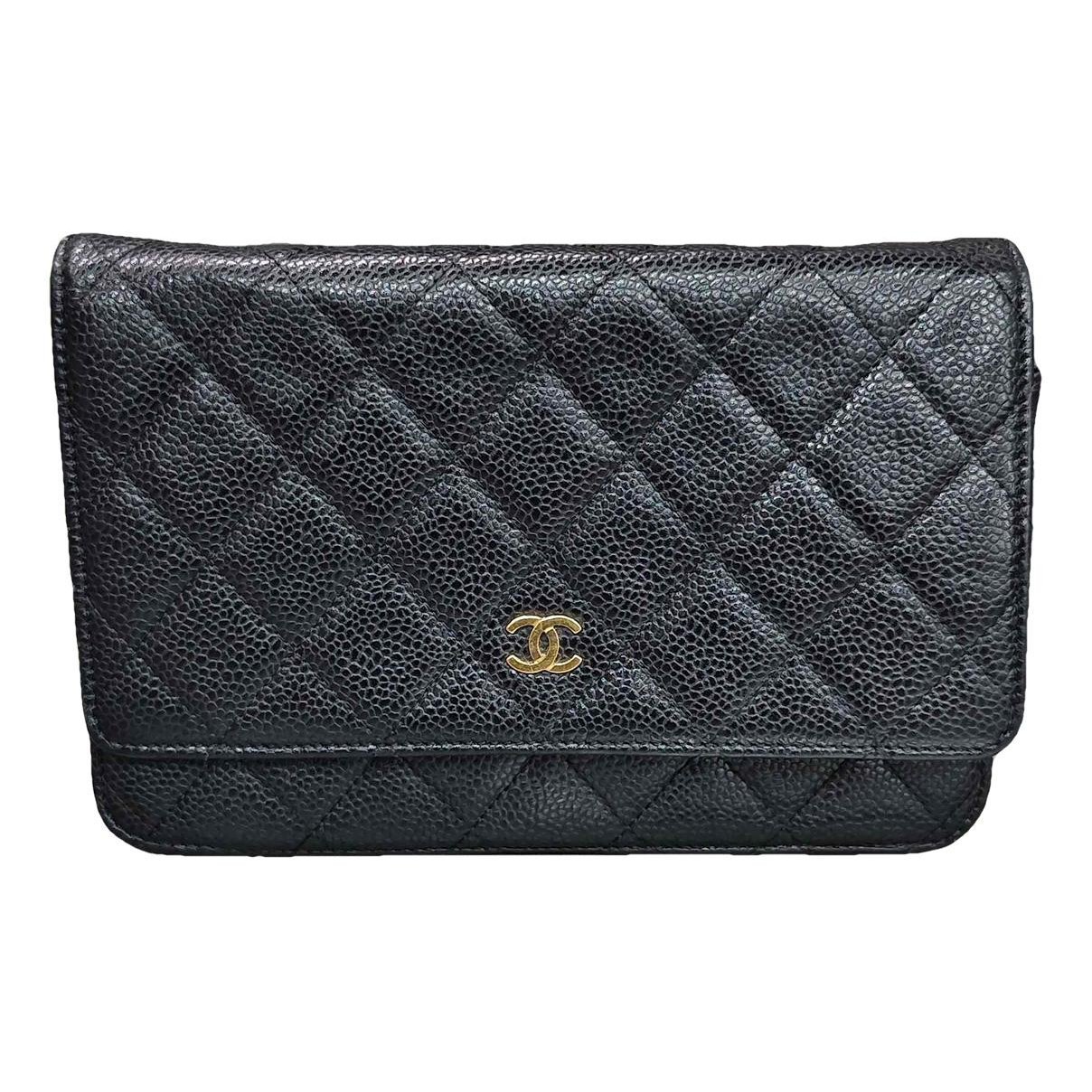 Wallet On Chain Timeless/Classique leather handbag