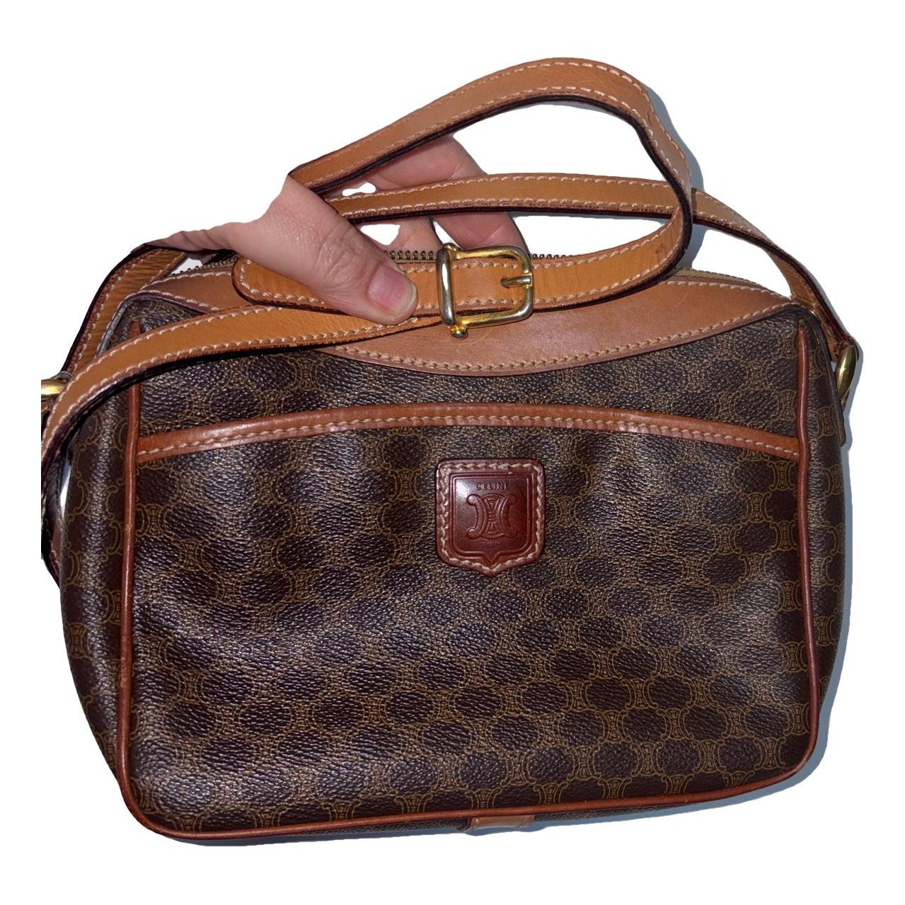Leather crossbody bag