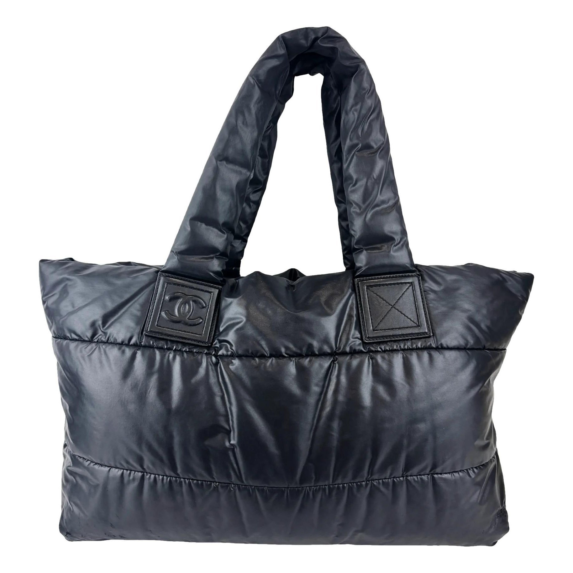 Leather tote