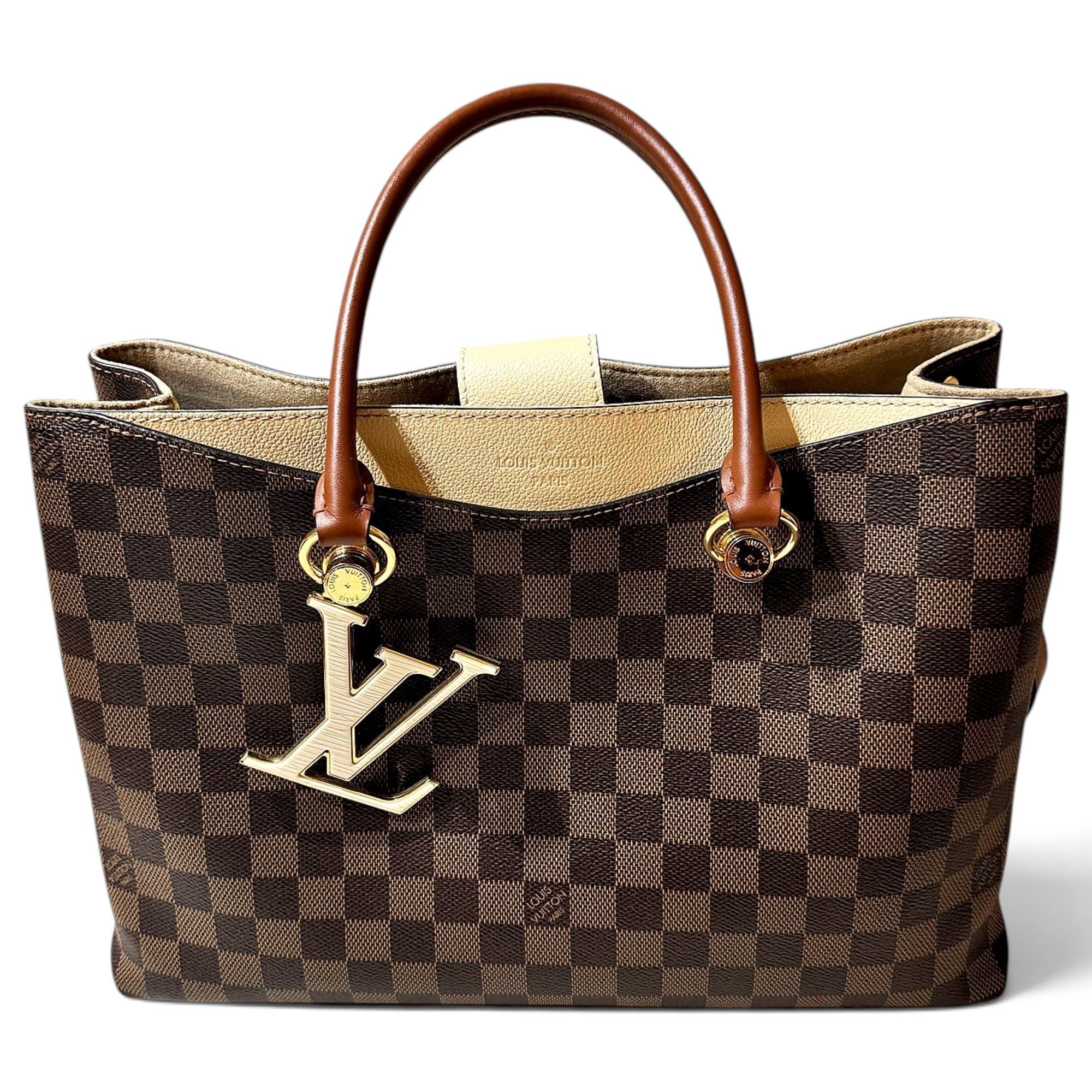 LV Riverside leather tote