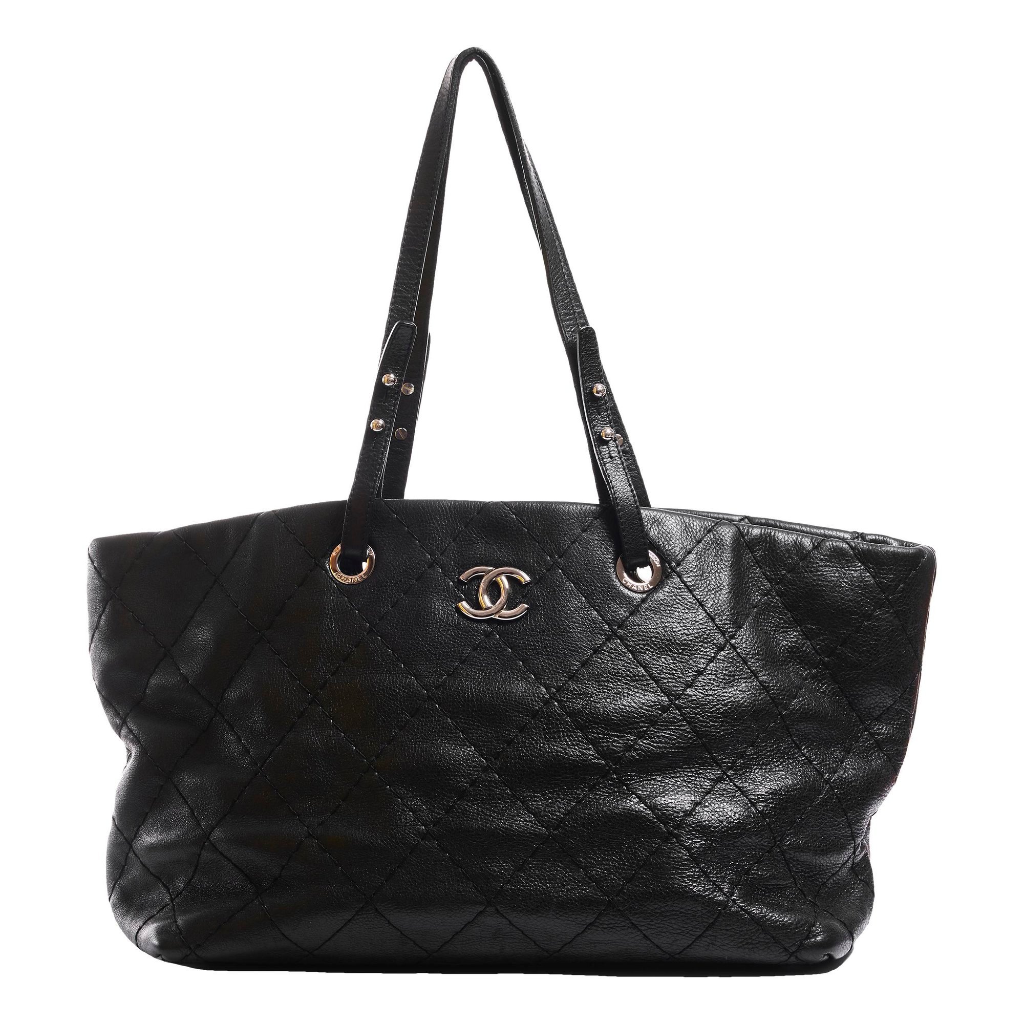 Executive leather tote