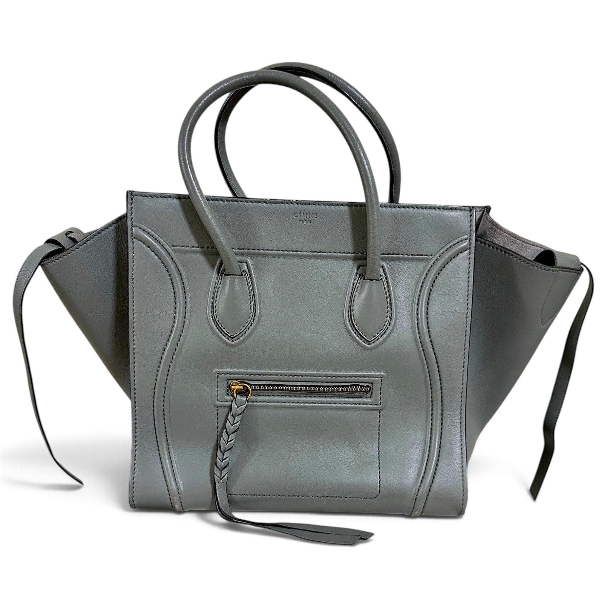 Celine Luggage Phantom leather handbag