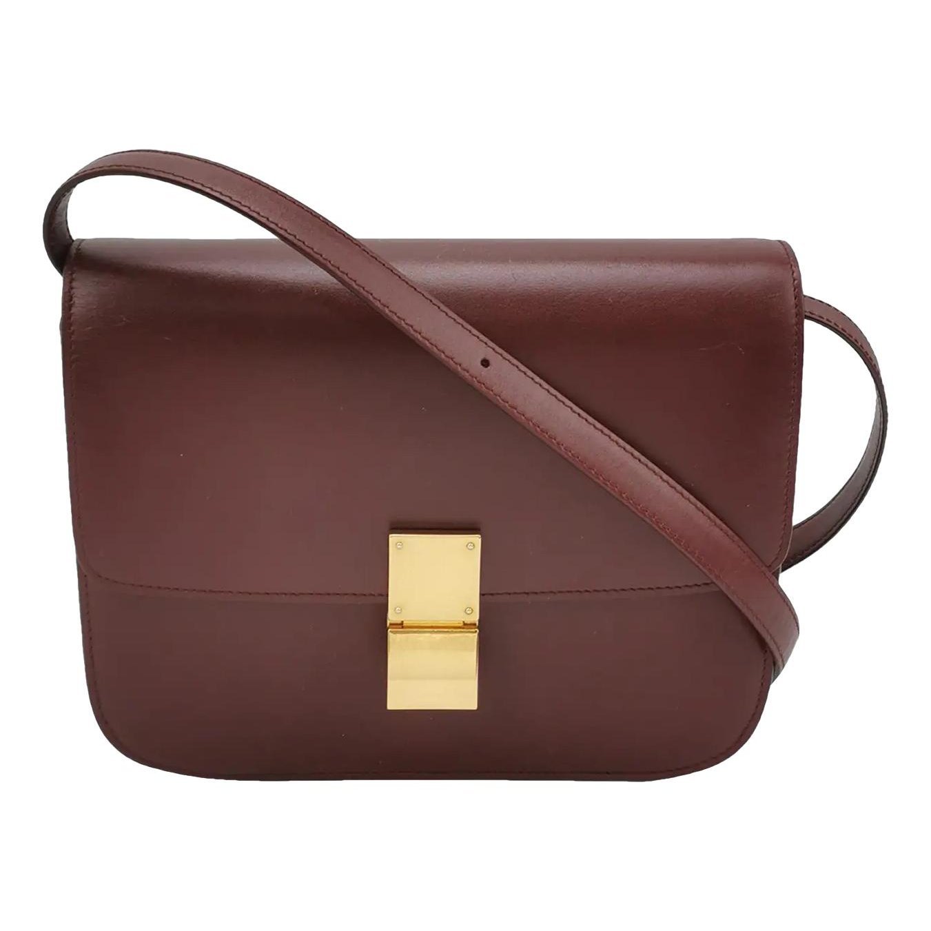 Classic leather crossbody bag
