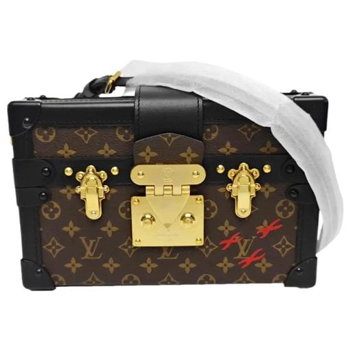 Petite Malle leather handbag