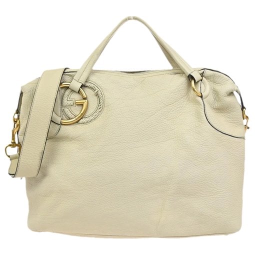 Bamboo Convertible Satchel leather handbag