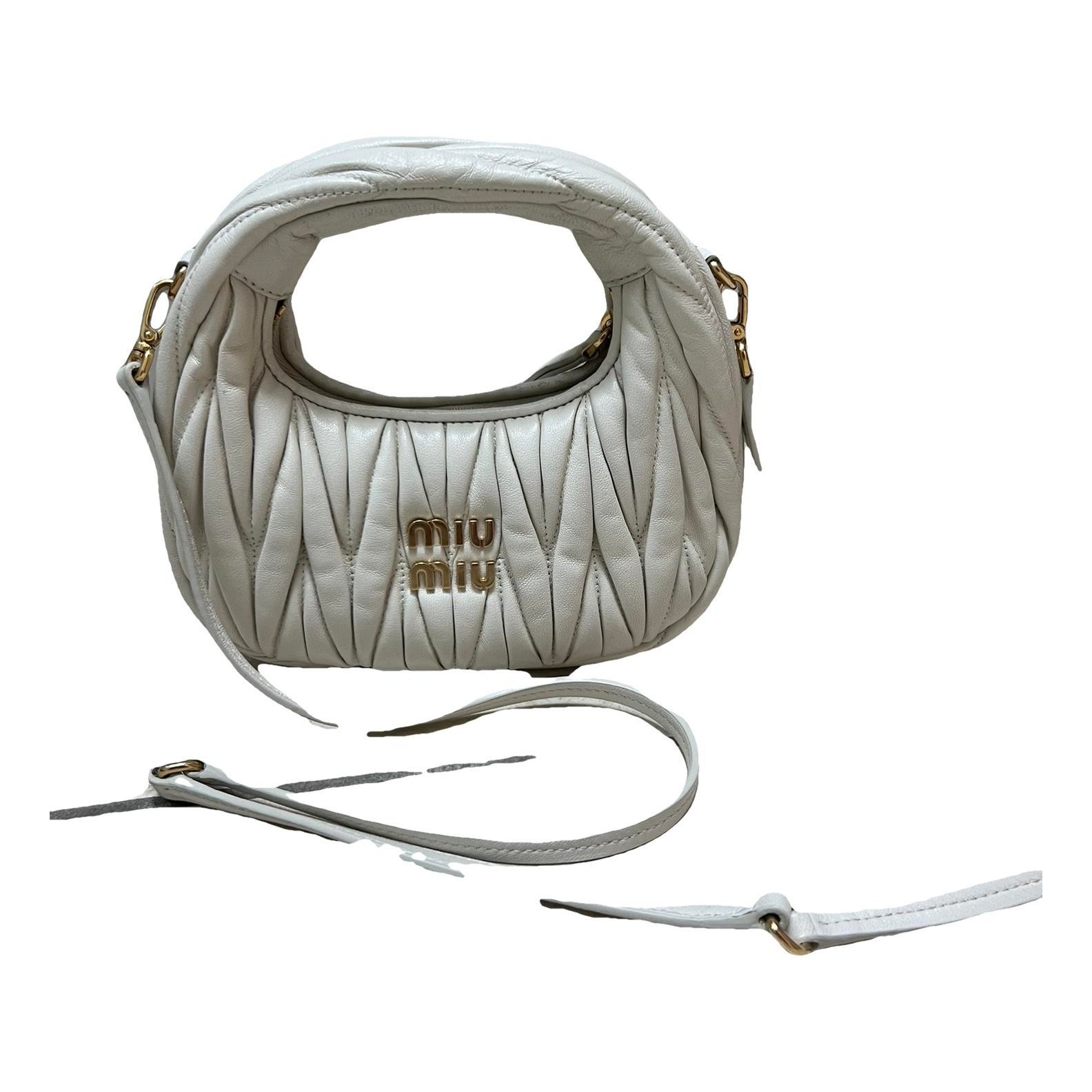 Miu Wander leather mini bag