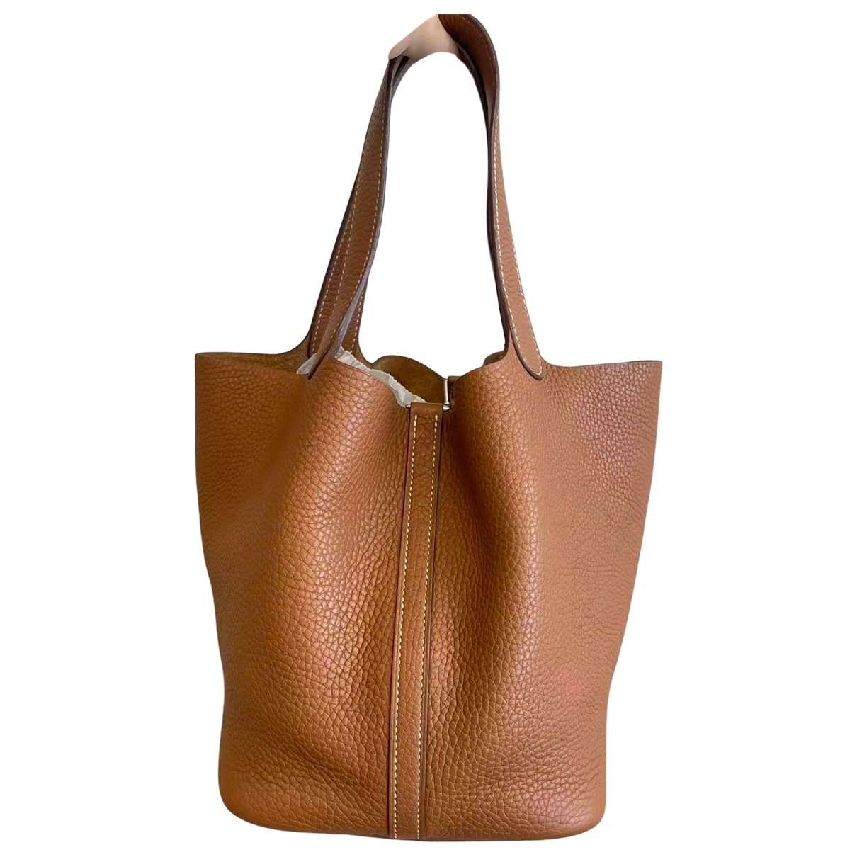 Picotin leather handbag
