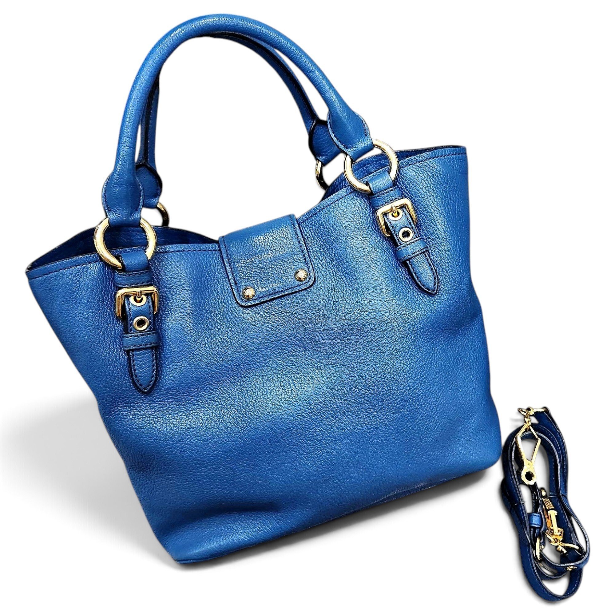 Coffer leather handbag