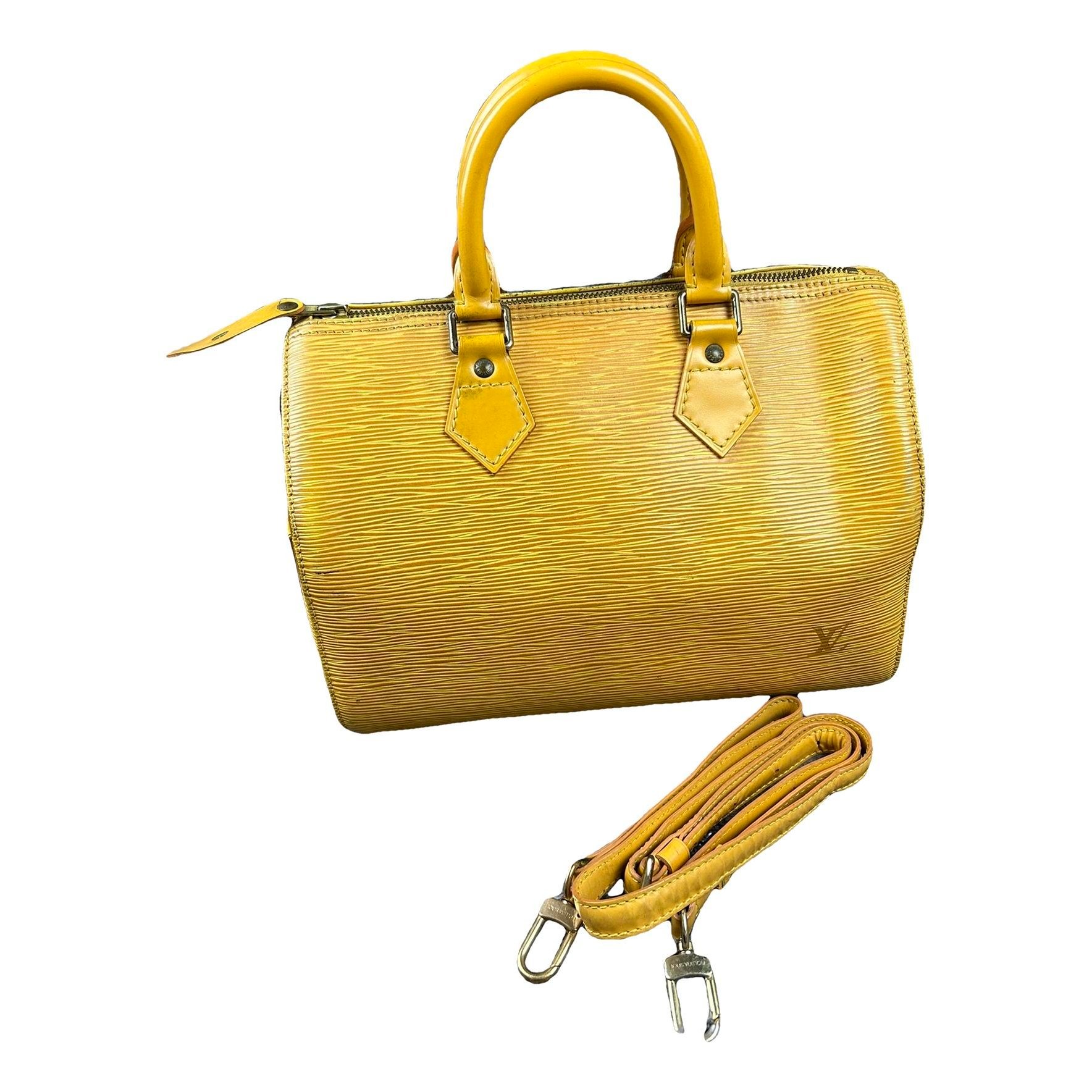 Speedy leather handbag