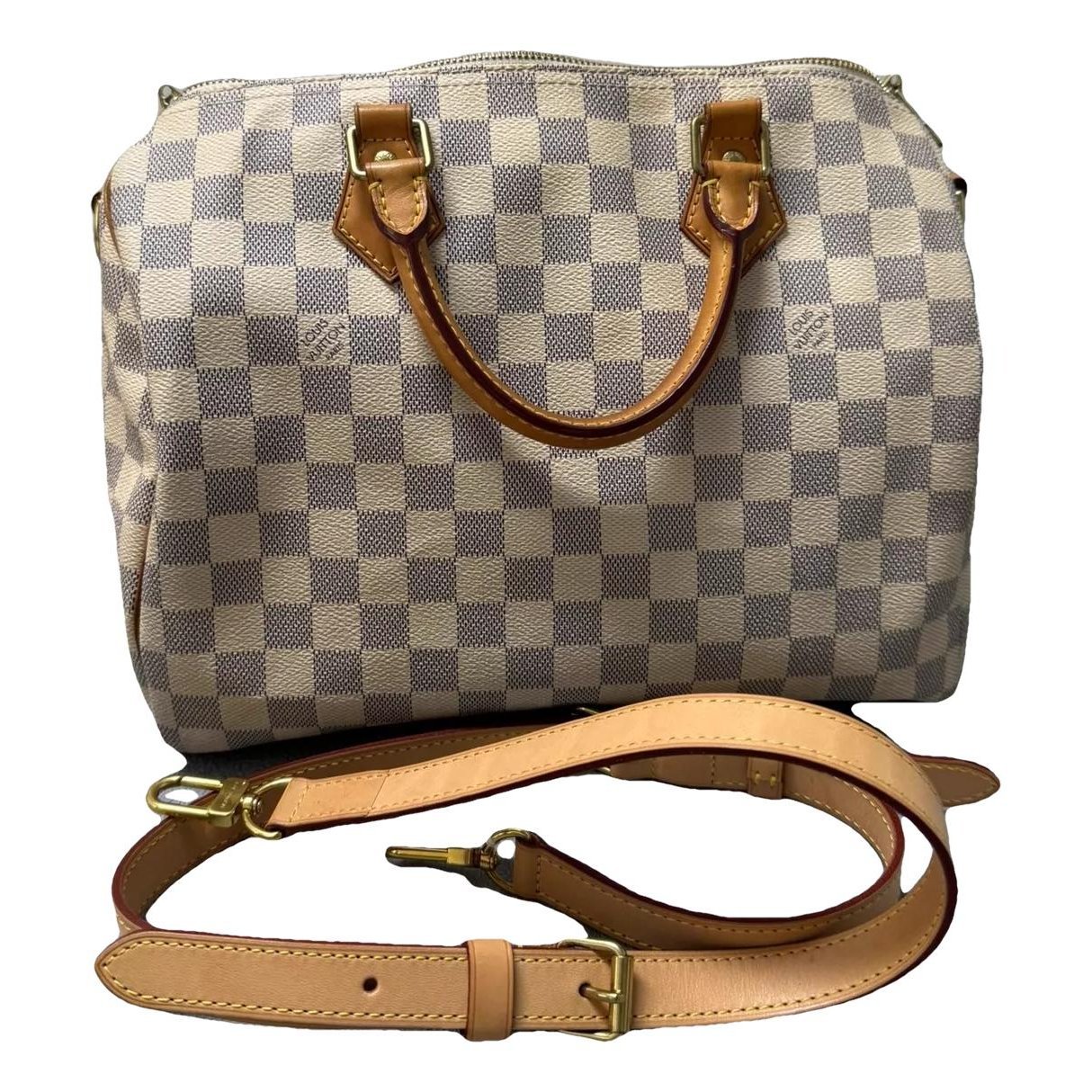 Speedy leather handbag
