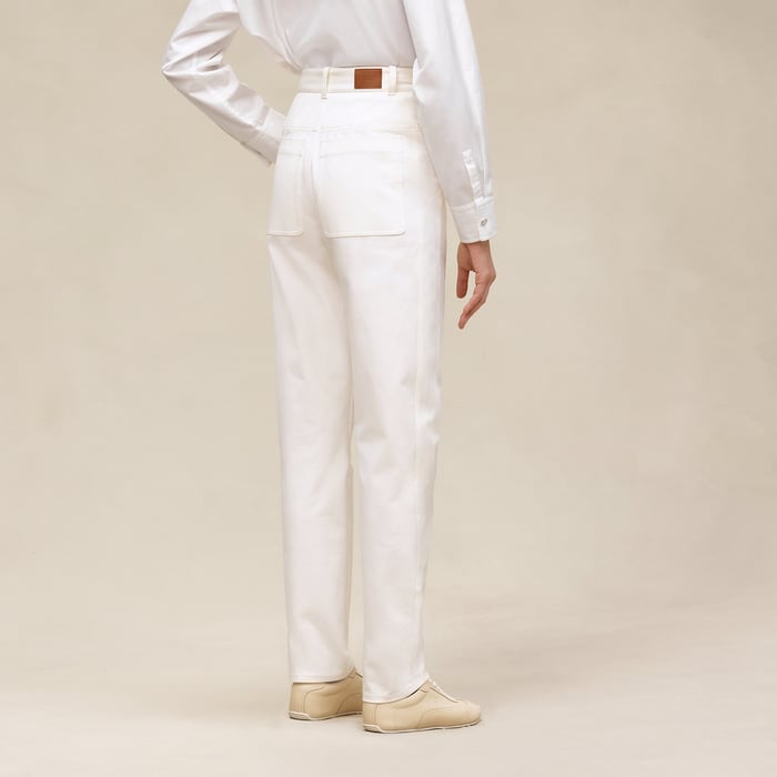 Blanc Naturel High-waisted Pants