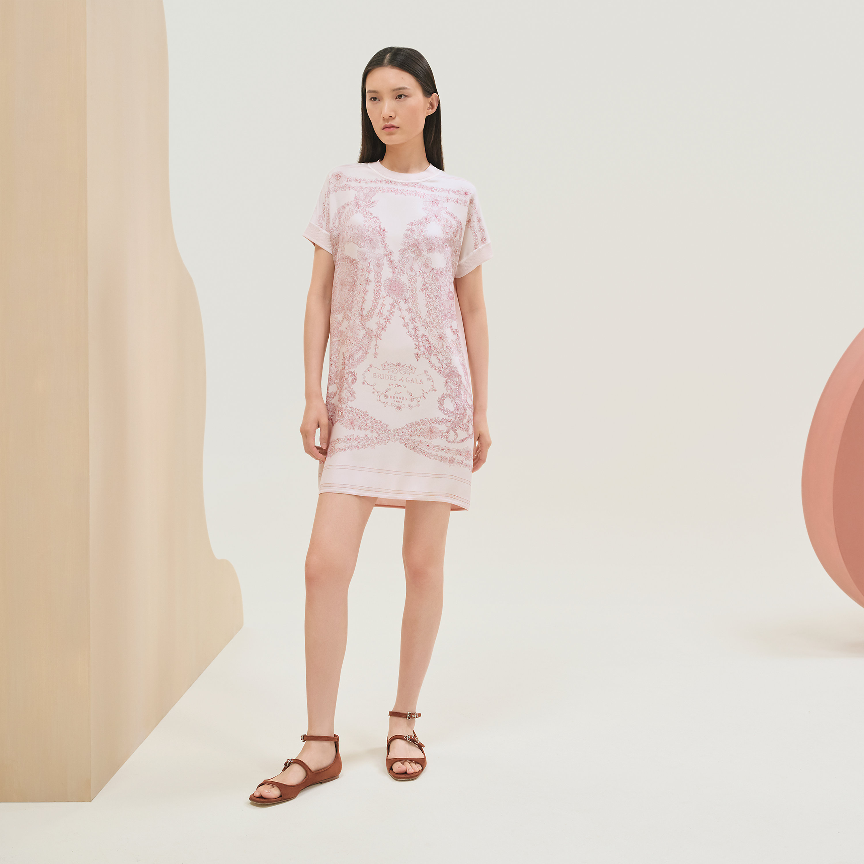 "Brides de Gala en Fleurs" twillaine tunic dress
