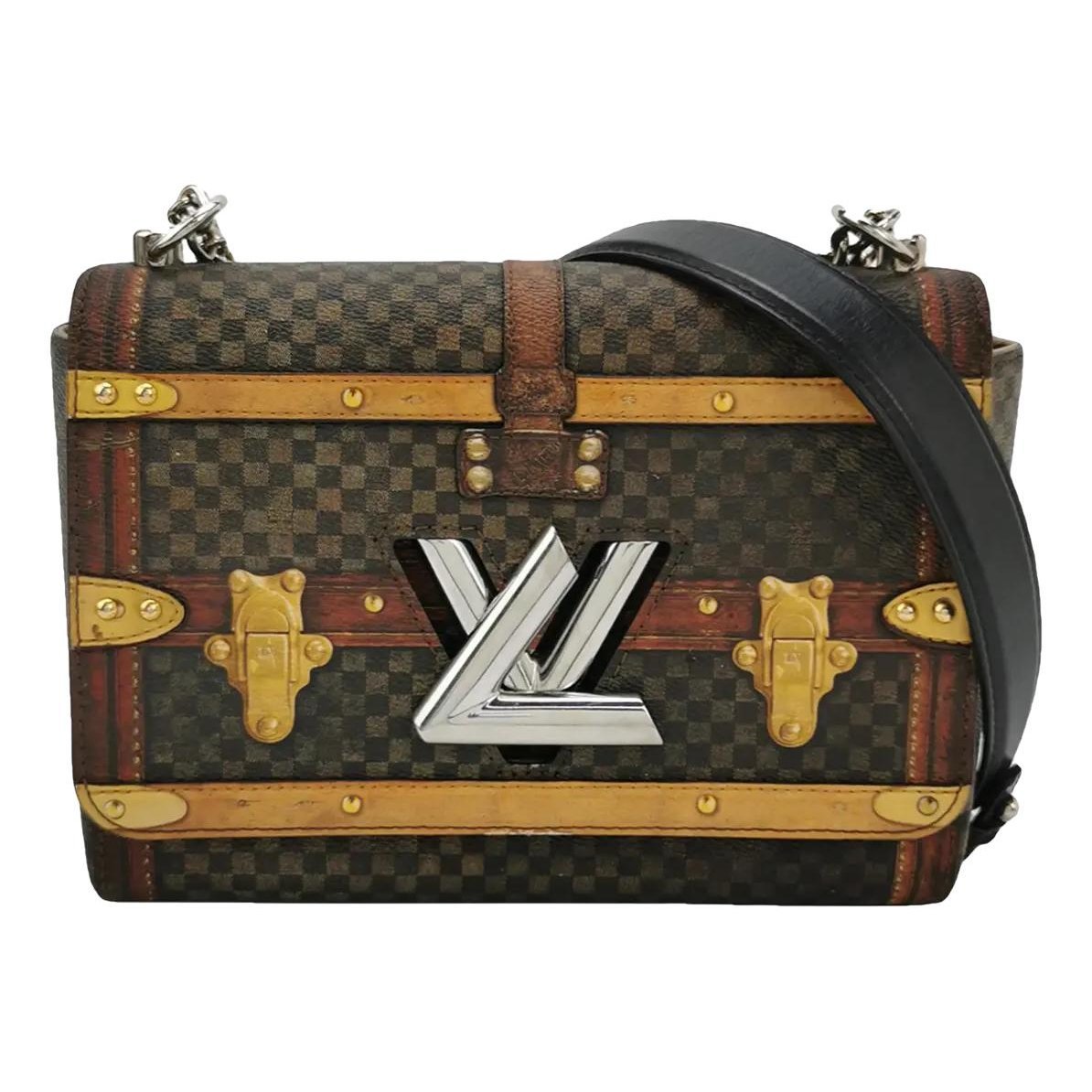 Twist vinyl handbag