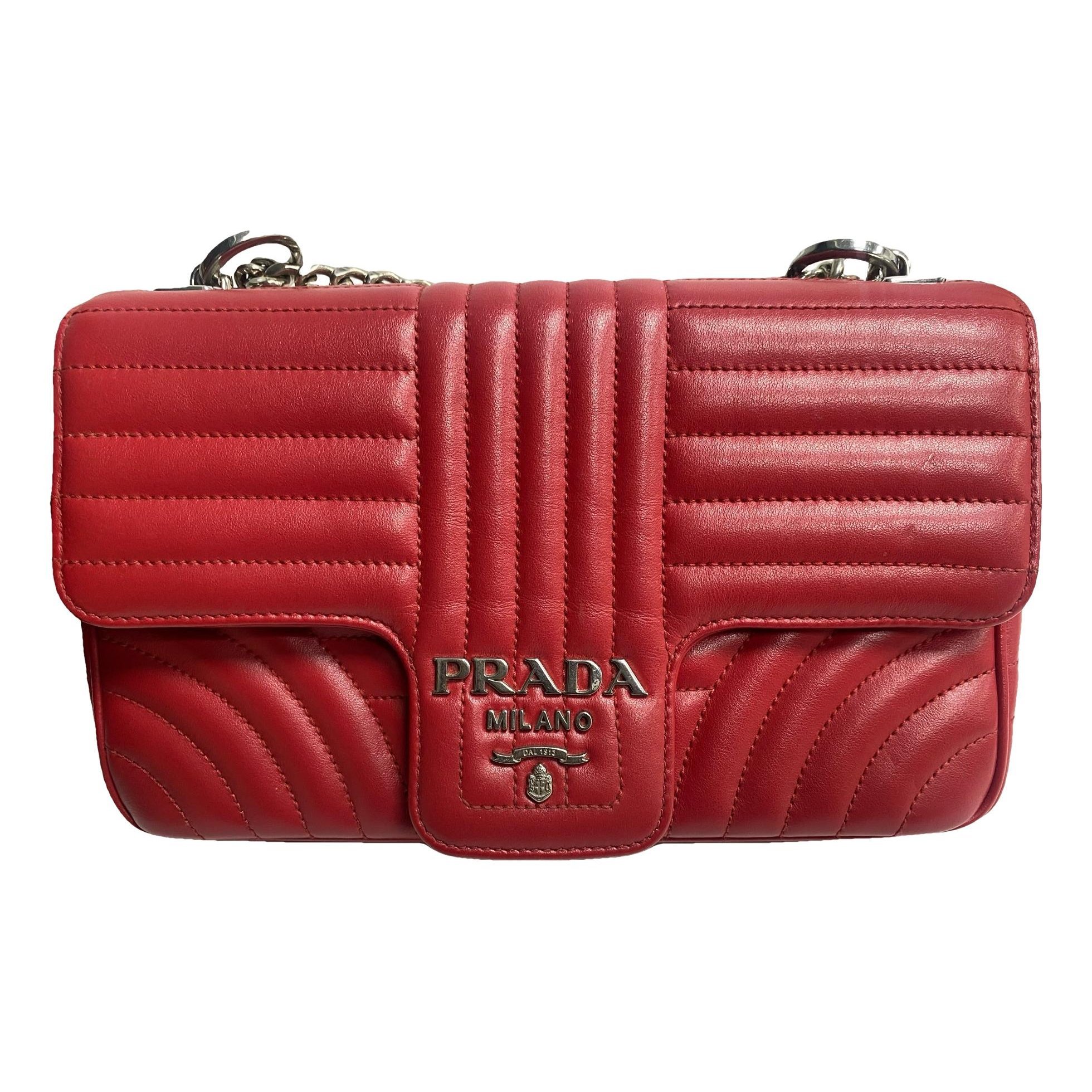 Diagramme leather handbag