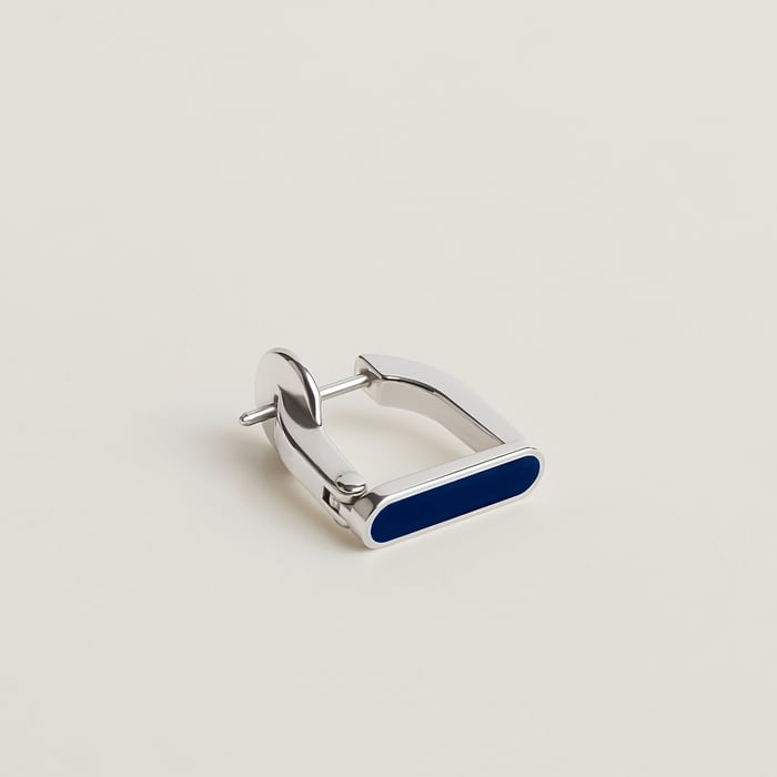 Bleu Saphir Etrier Single Earring