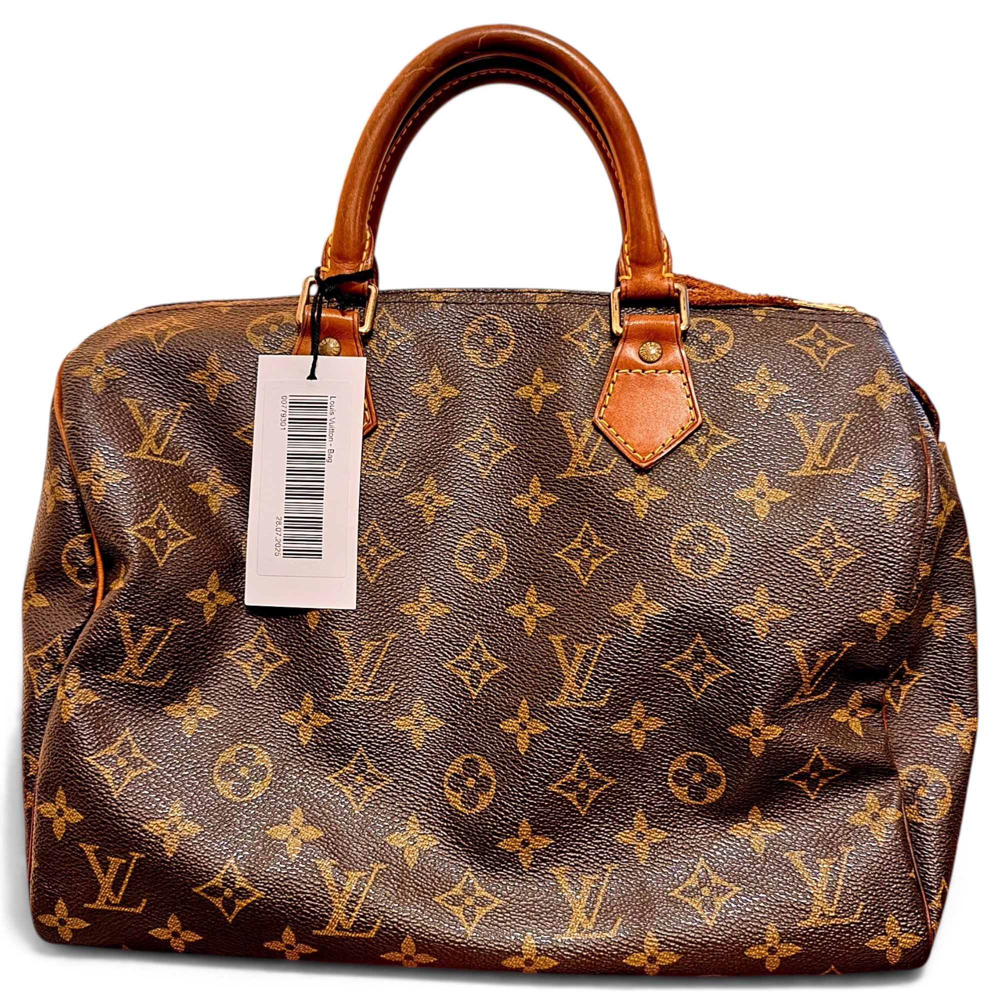 Speedy leather handbag