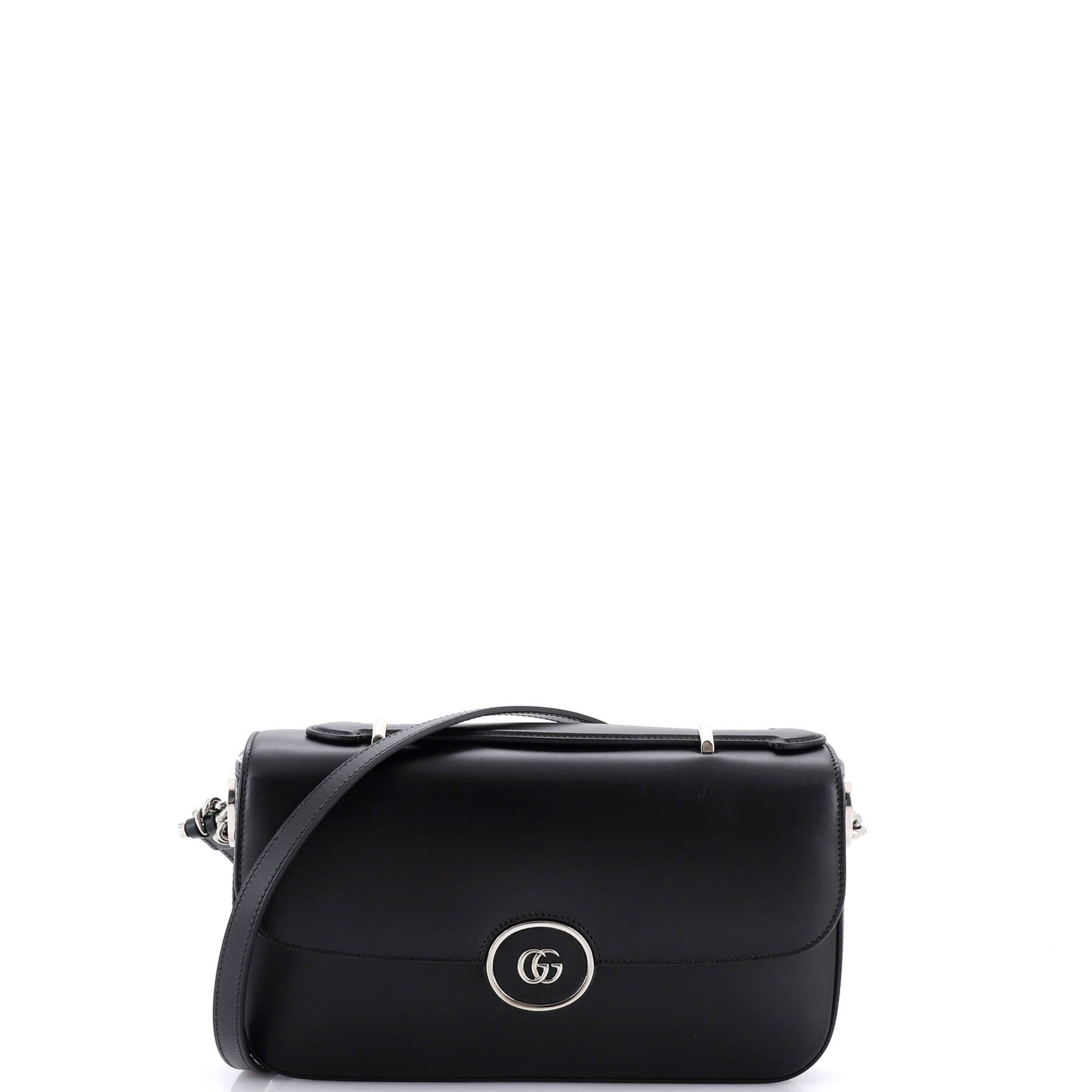 Petite GG Flap Shoulder Bag Leather Small
