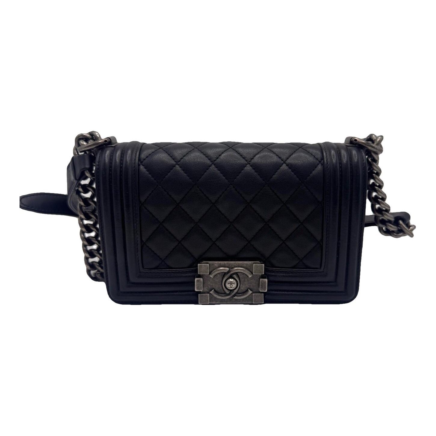 Boy leather crossbody bag