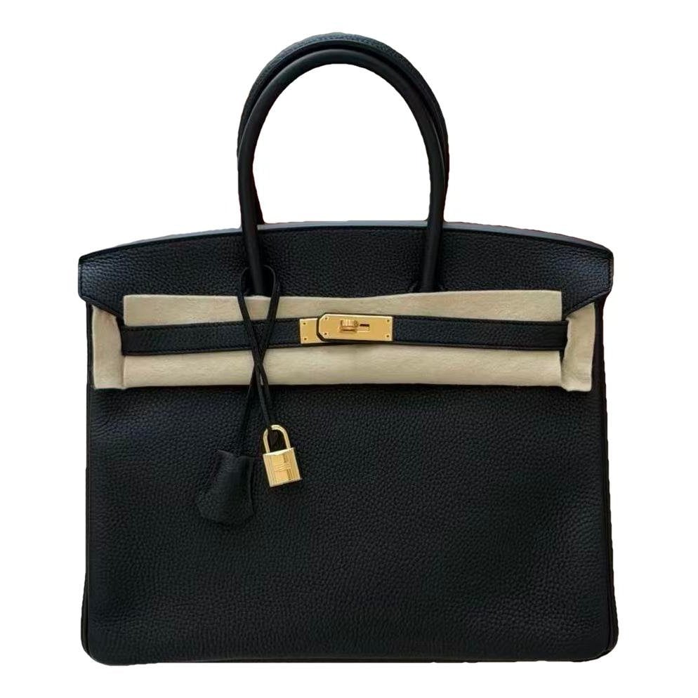 Birkin 35 leather handbag