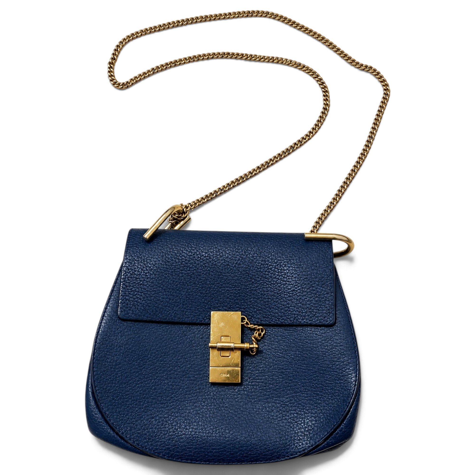 Drew leather crossbody bag