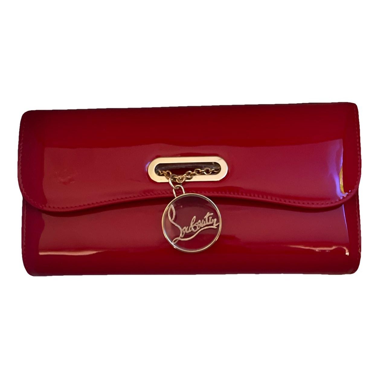Riviera patent leather clutch bag