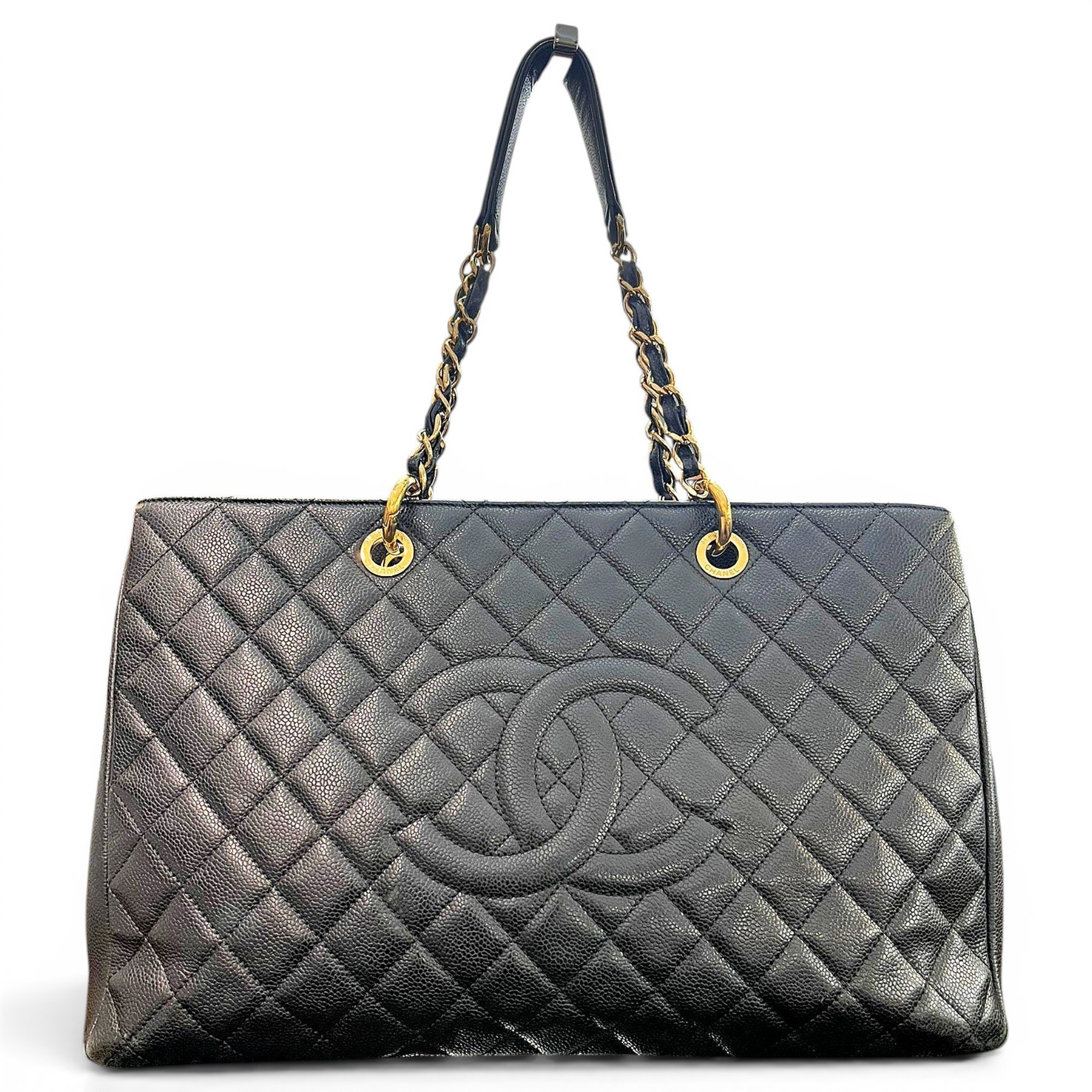 Grand shopping leather tote