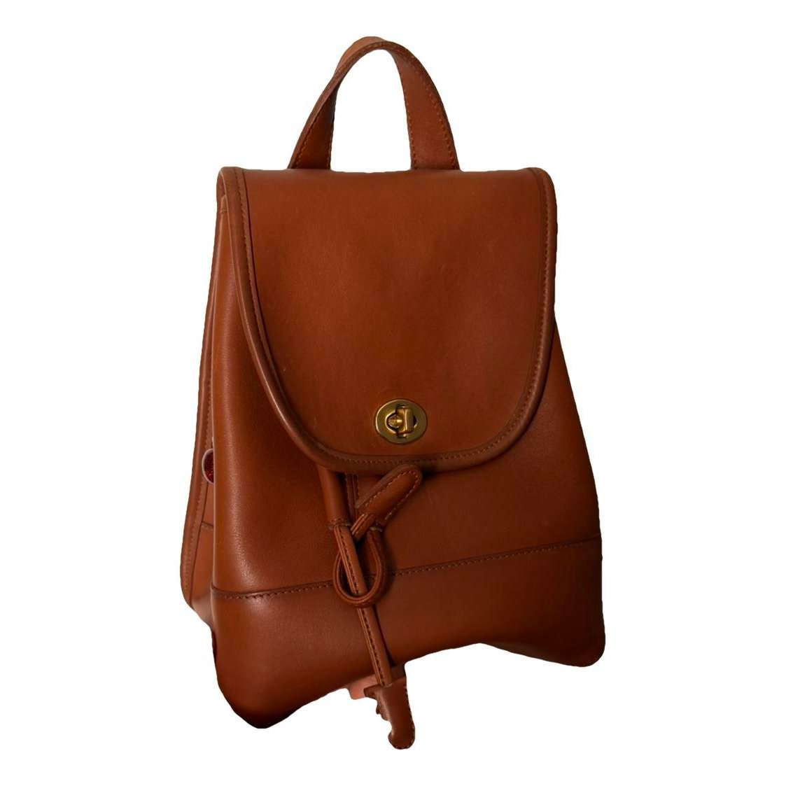 Leather backpack