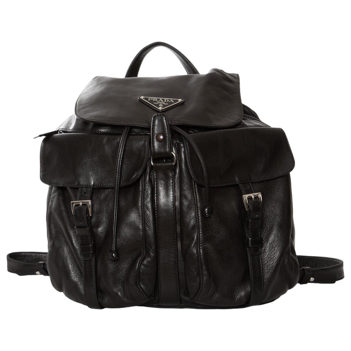 Leather backpack