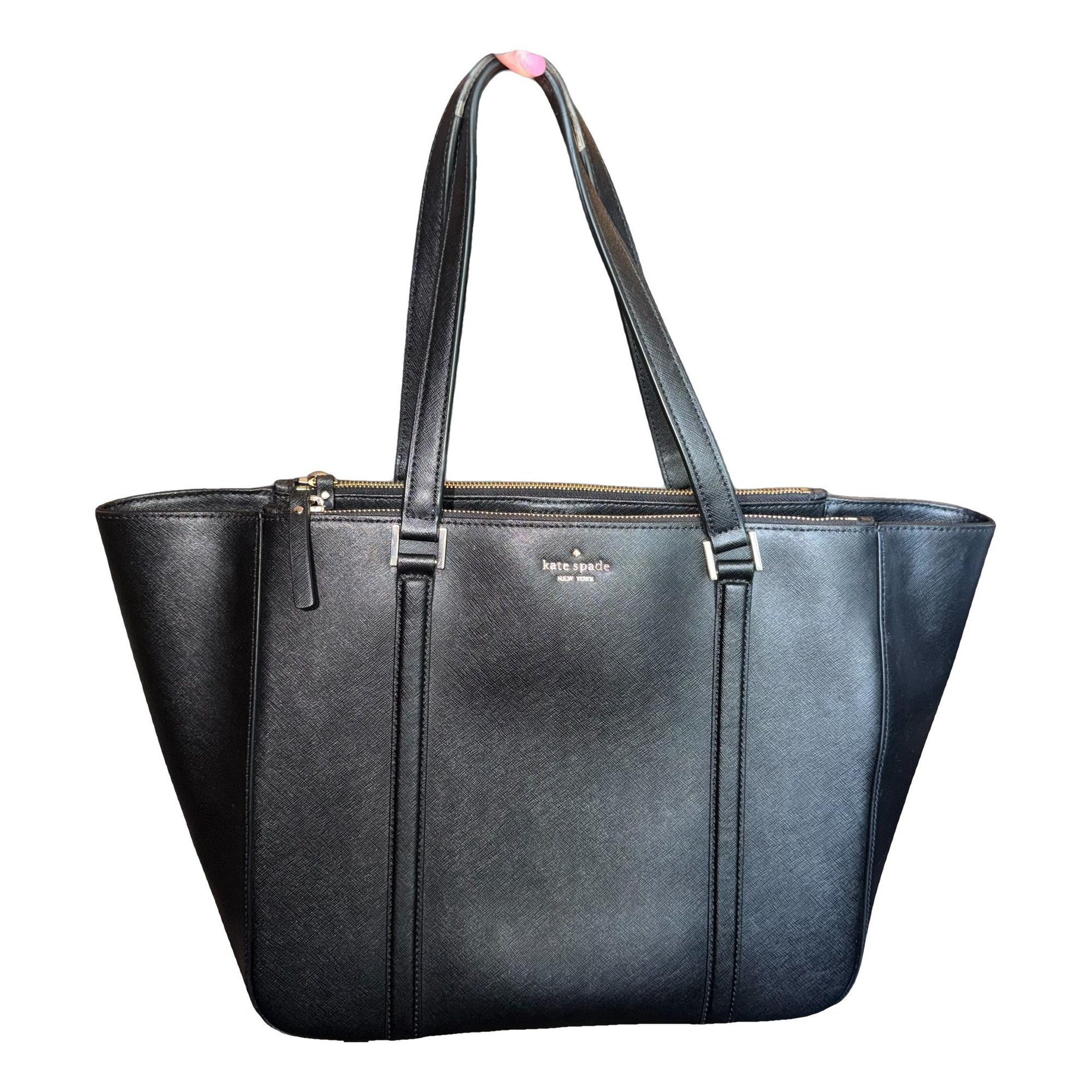 Leather tote