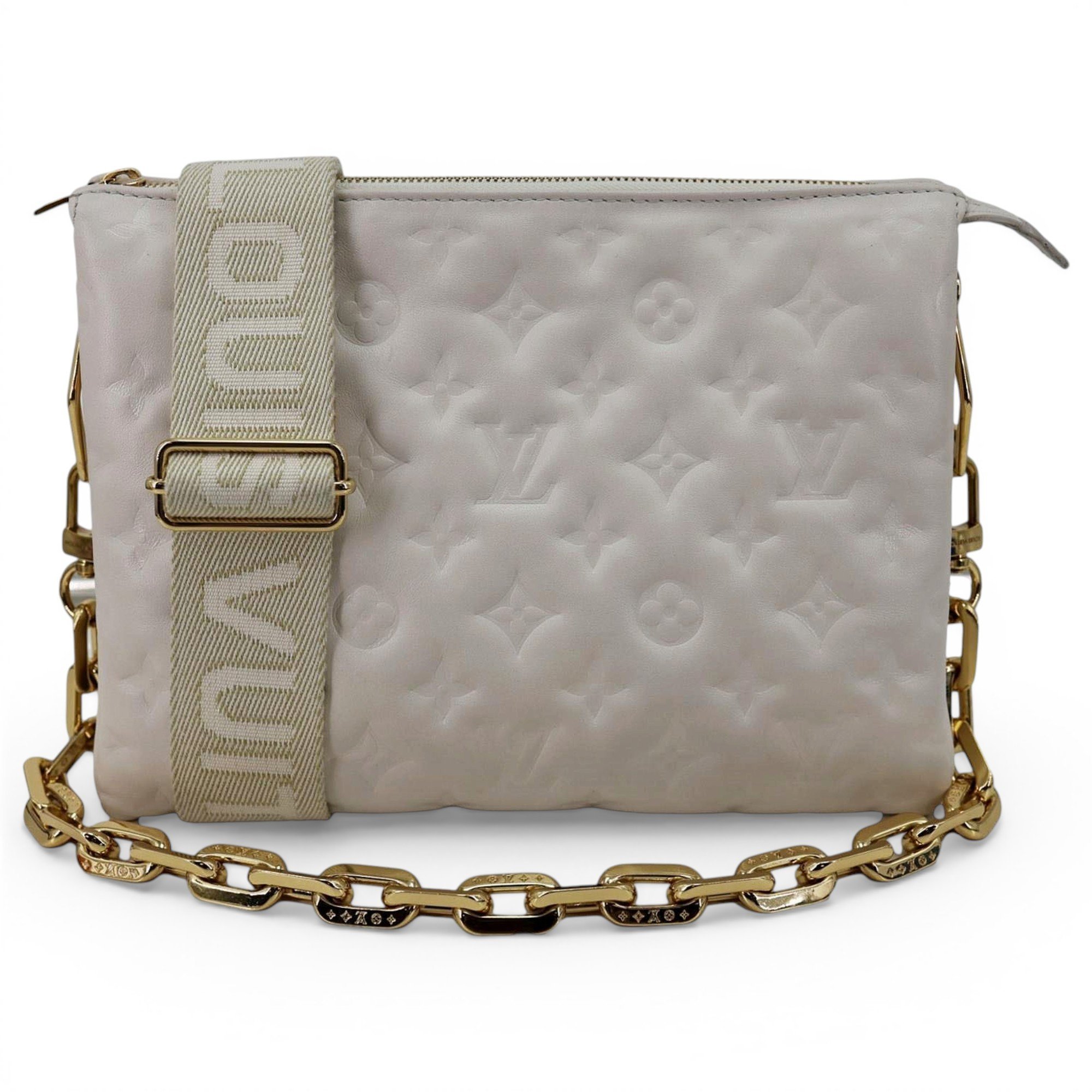 Coussin Flap leather handbag