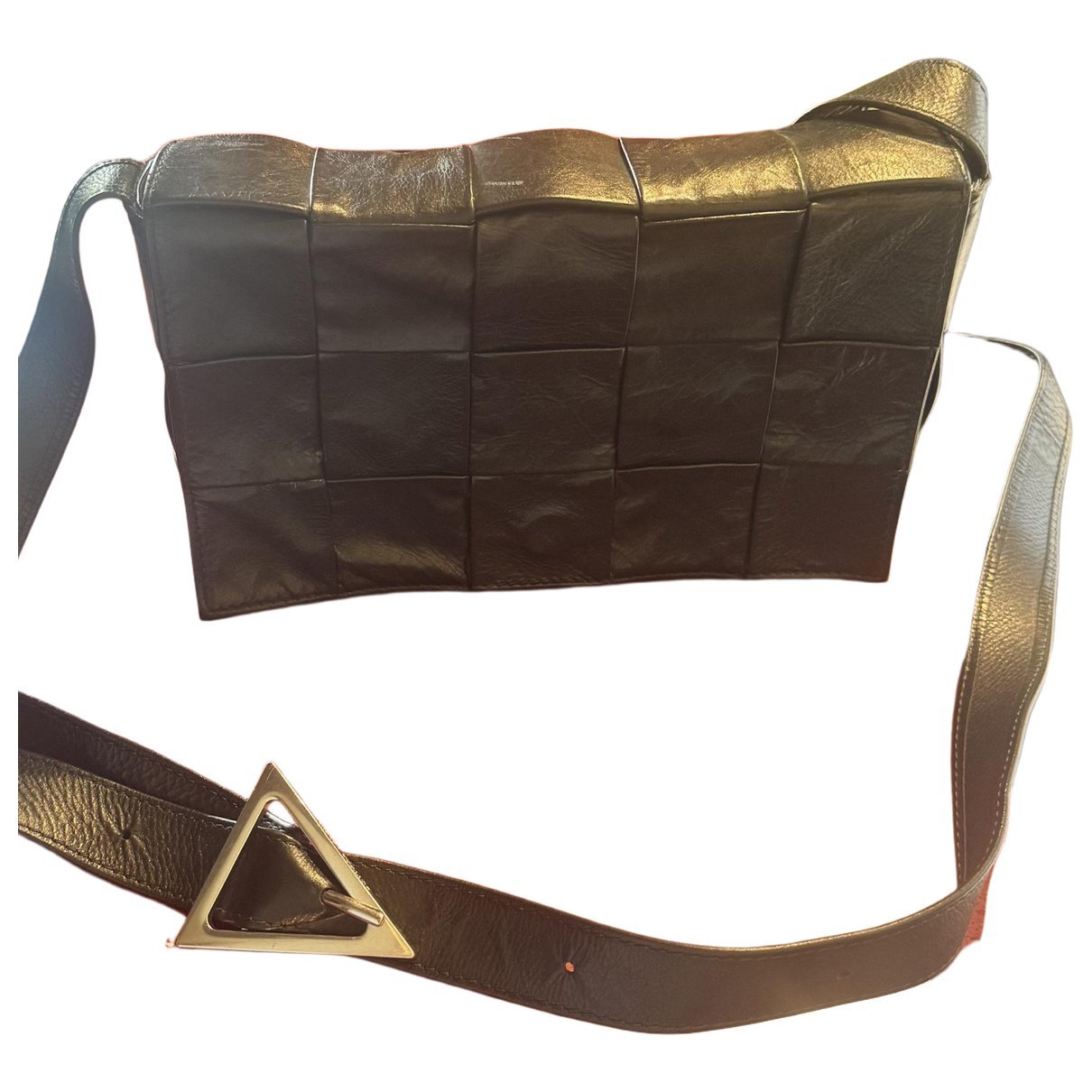 Cassette leather crossbody bag
