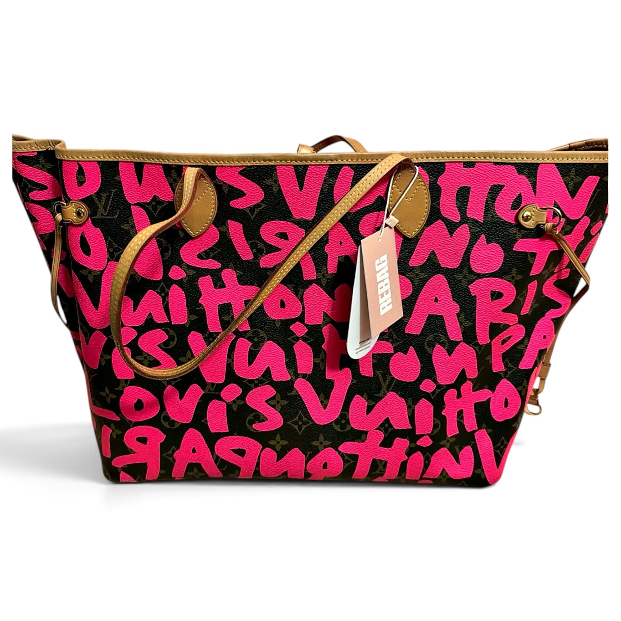 Louis Vuitton Neverfull leather tote