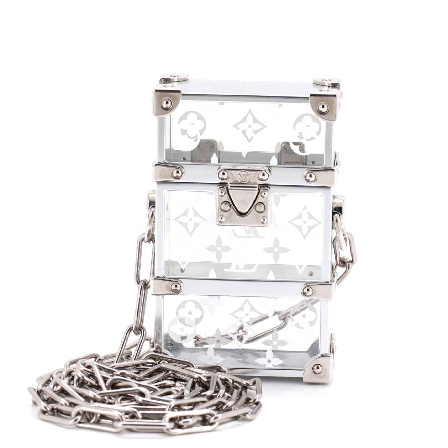 Trunk Box Pouch Monogram Plexiglass