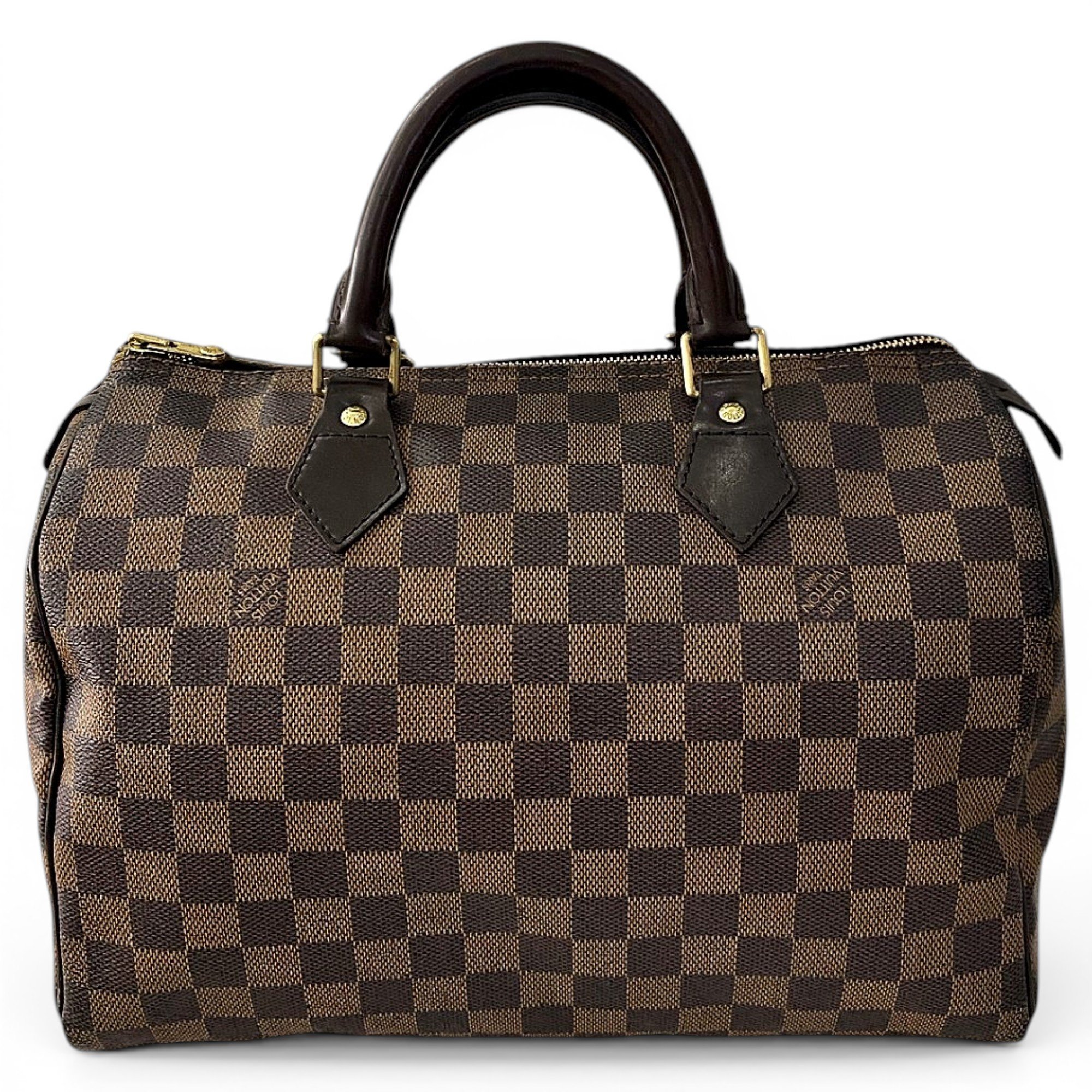 Speedy leather handbag