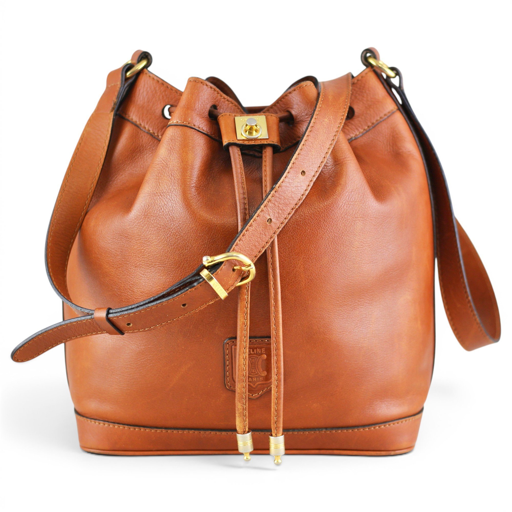SAC SEAU leather handbag