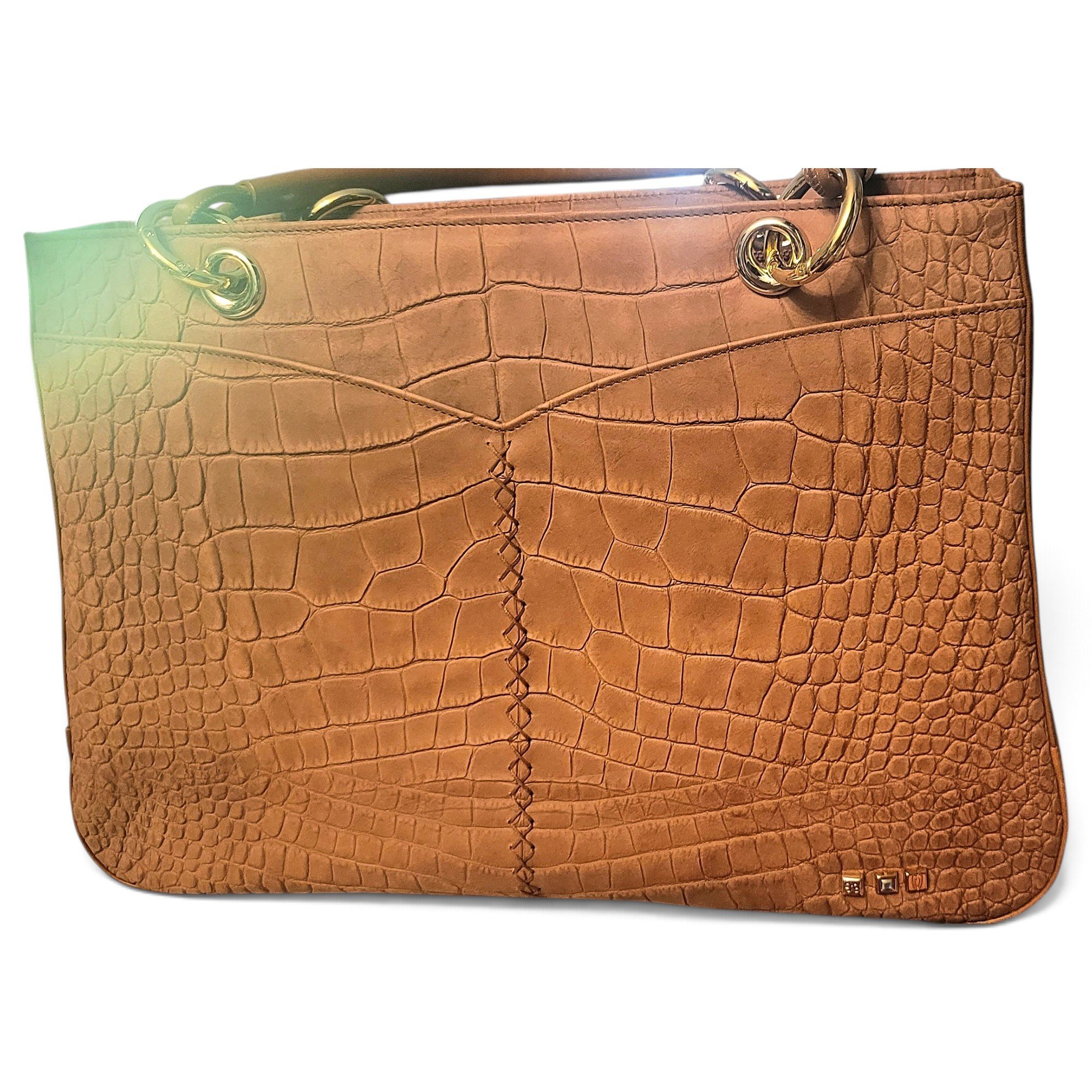 Leather tote
