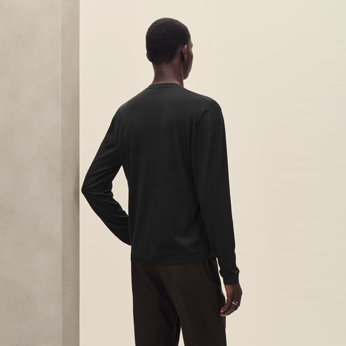 Noir "Eperon d'Or Soie Plissee" Sweater