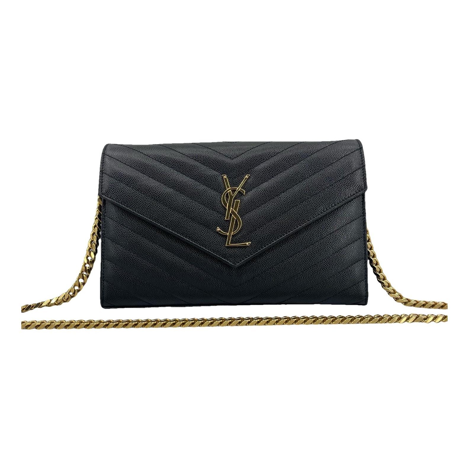 Portefeuille enveloppe leather handbag