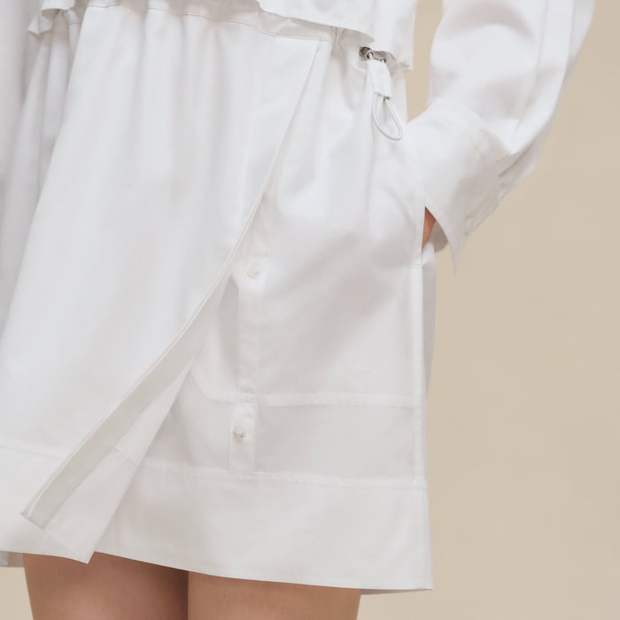 Blanc Short Polo Dress