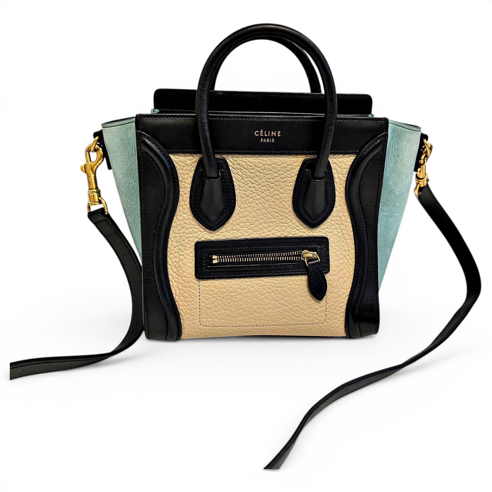 Nano Luggage leather handbag