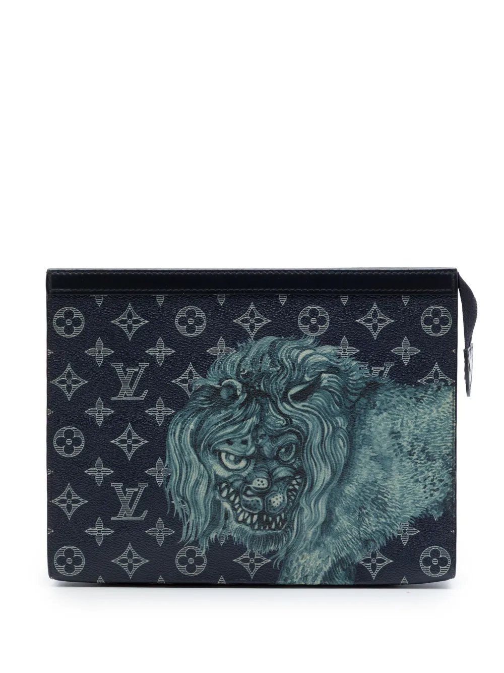 2016 Chapman Brothers Monogram Savane Pochette Voyage MM clutch bag